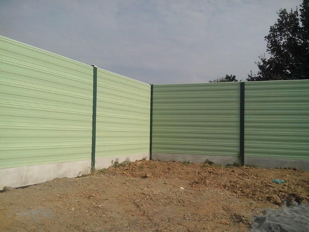 Ogrodzenie akustyczne piekarnia Penam