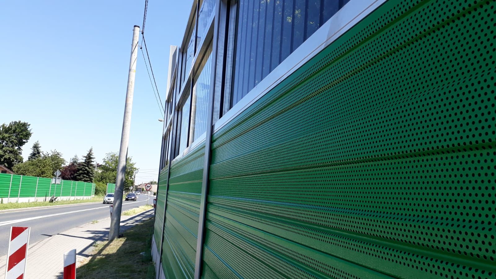 Ekrany akustyczne DK 45 Droga Krajowa