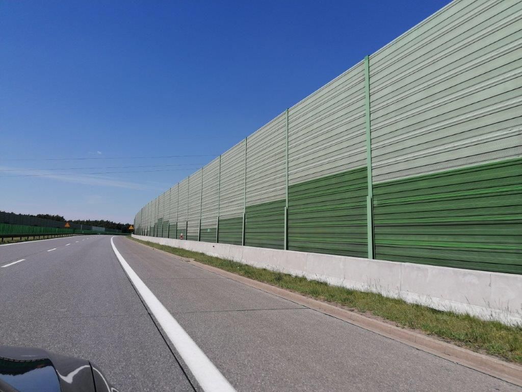 Ekrany akustyczne Autostrada Wolności A2