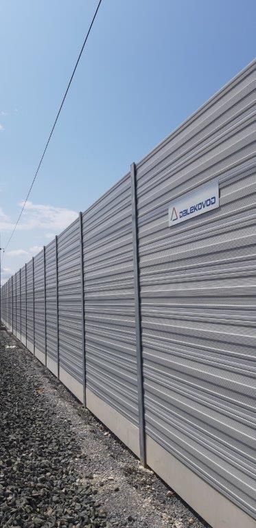 Ekrany akustyczne linia kolejowa Gradec Croatia
