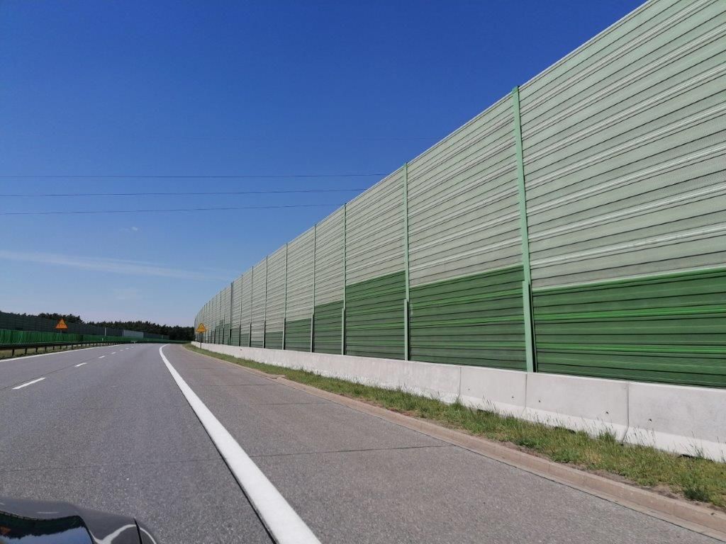 Ekrany akustyczne Autostrada Wolności A2