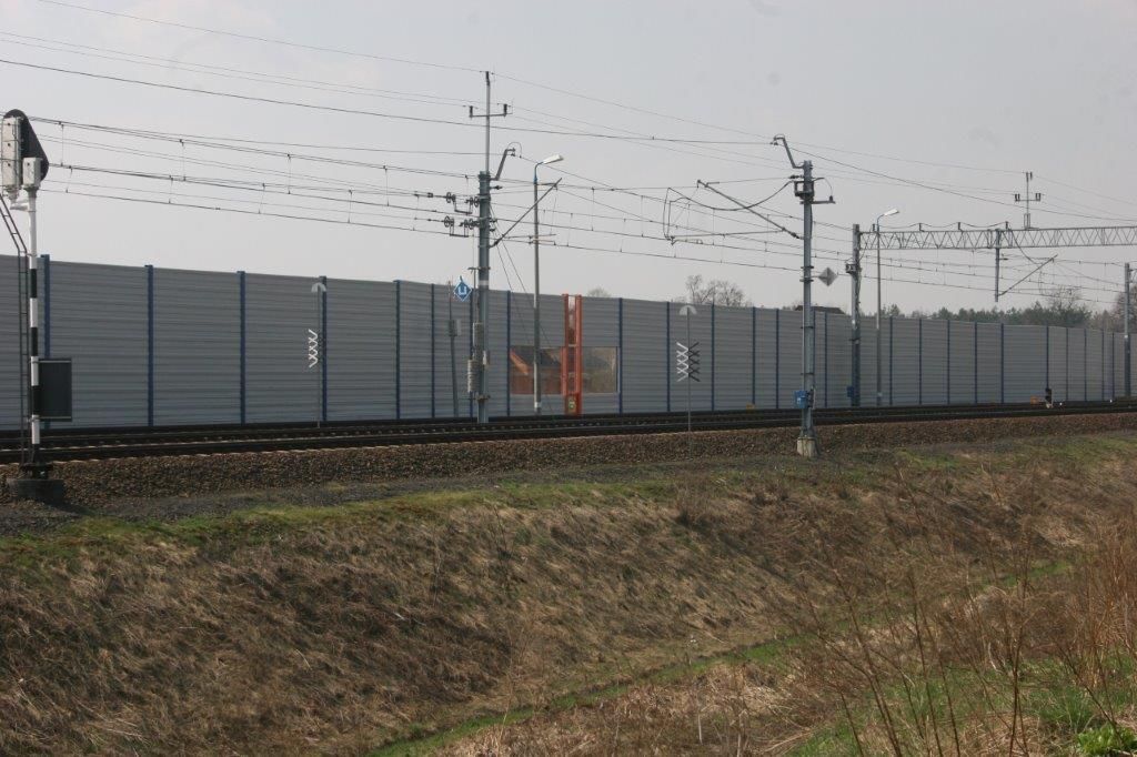 Ekrany akustyczne linia kolejowa E30 Zgorzelec - Legnica