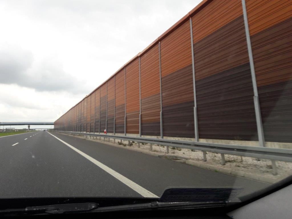 Ekrany Akustyczne A1 Autostrada Bursztynowa Łódź - Kutno