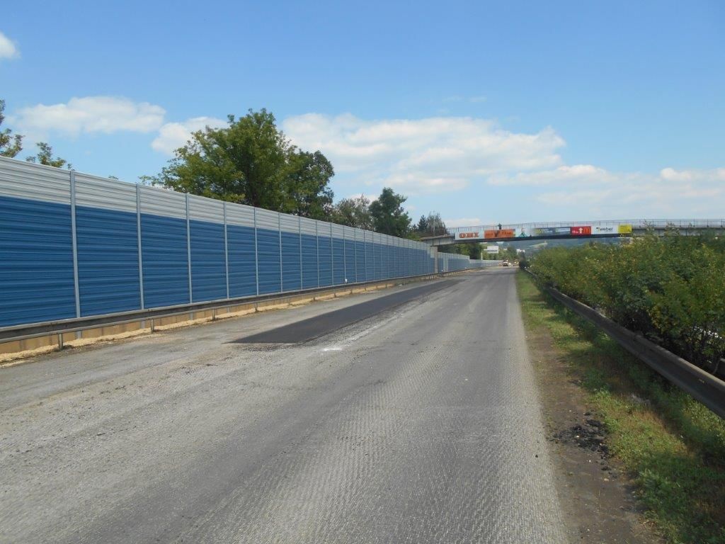 Ekrany akustyczne autostrada D5 Králův Dvůr