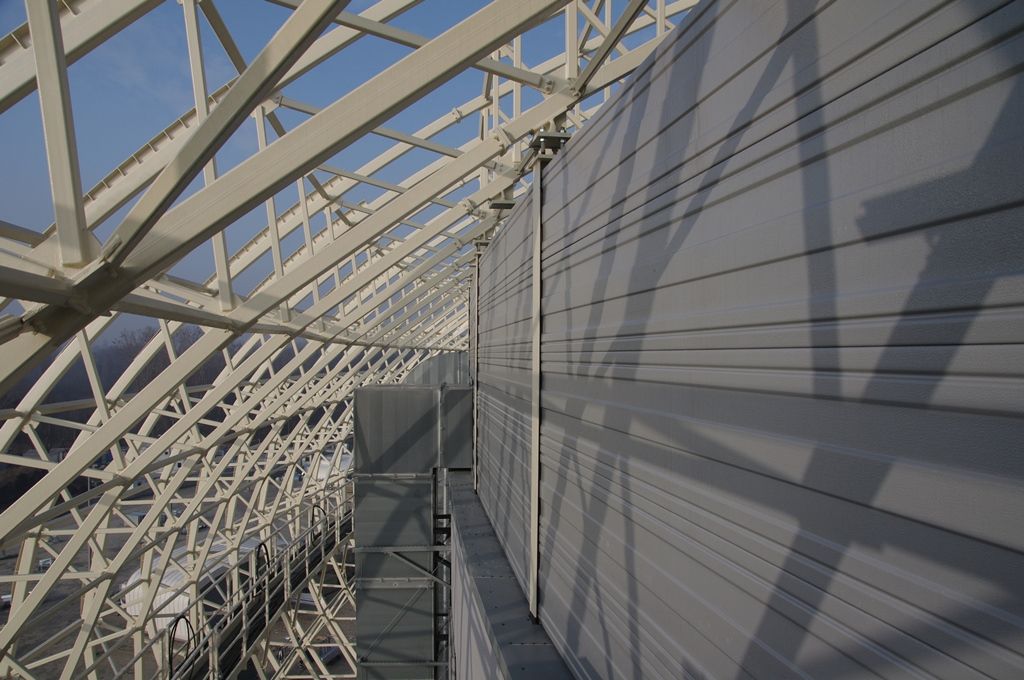 Obudowa akustyczna elewacji Arena Kraków