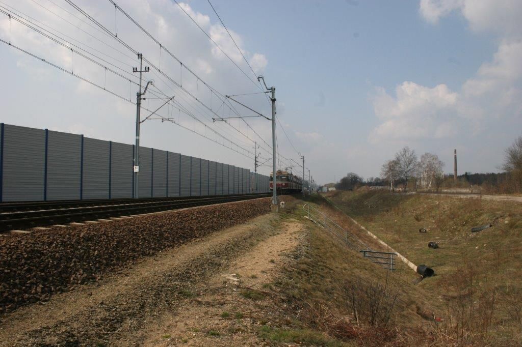 Ekrany akustyczne linia kolejowa E30 Zgorzelec - Legnica