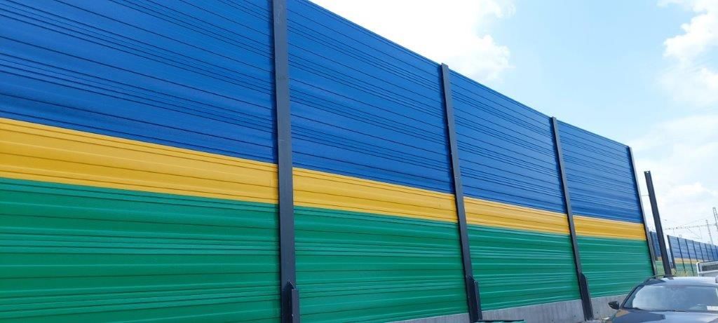  Ekrany akustyczne linia kolejowa Žilina
