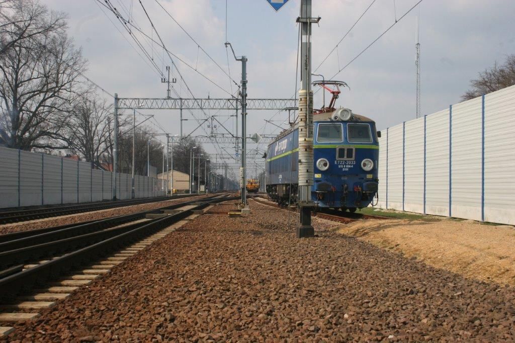 Ekrany akustyczne linia kolejowa E30 Zgorzelec - Legnica