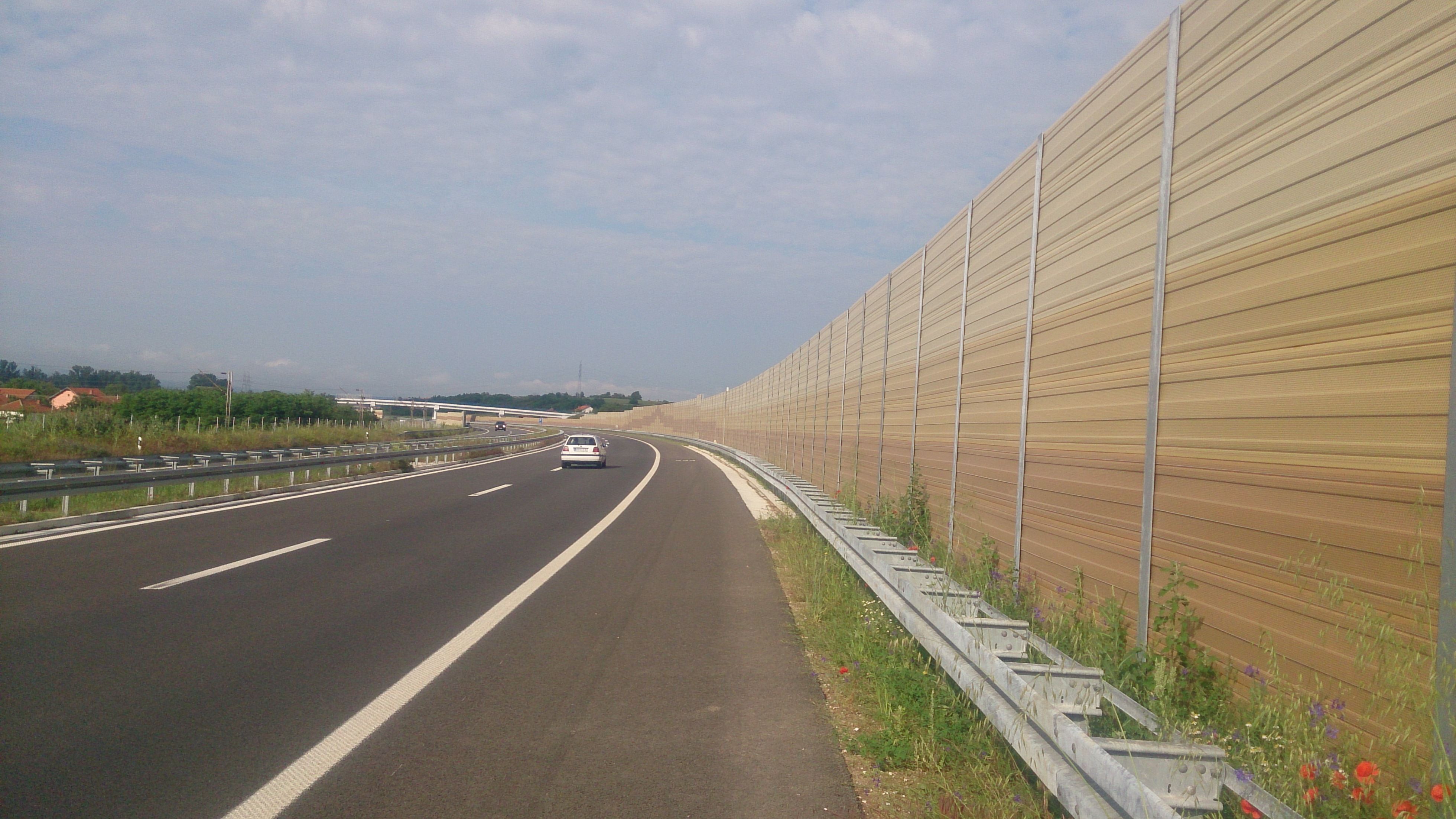 Ekrany akustyczne autostrada A1 Serbia