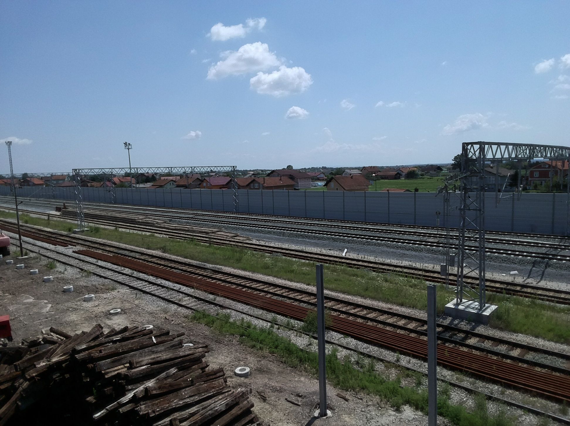 Ekrany akustyczne linia kolejowa Dugo Selo- Križevci Croatia