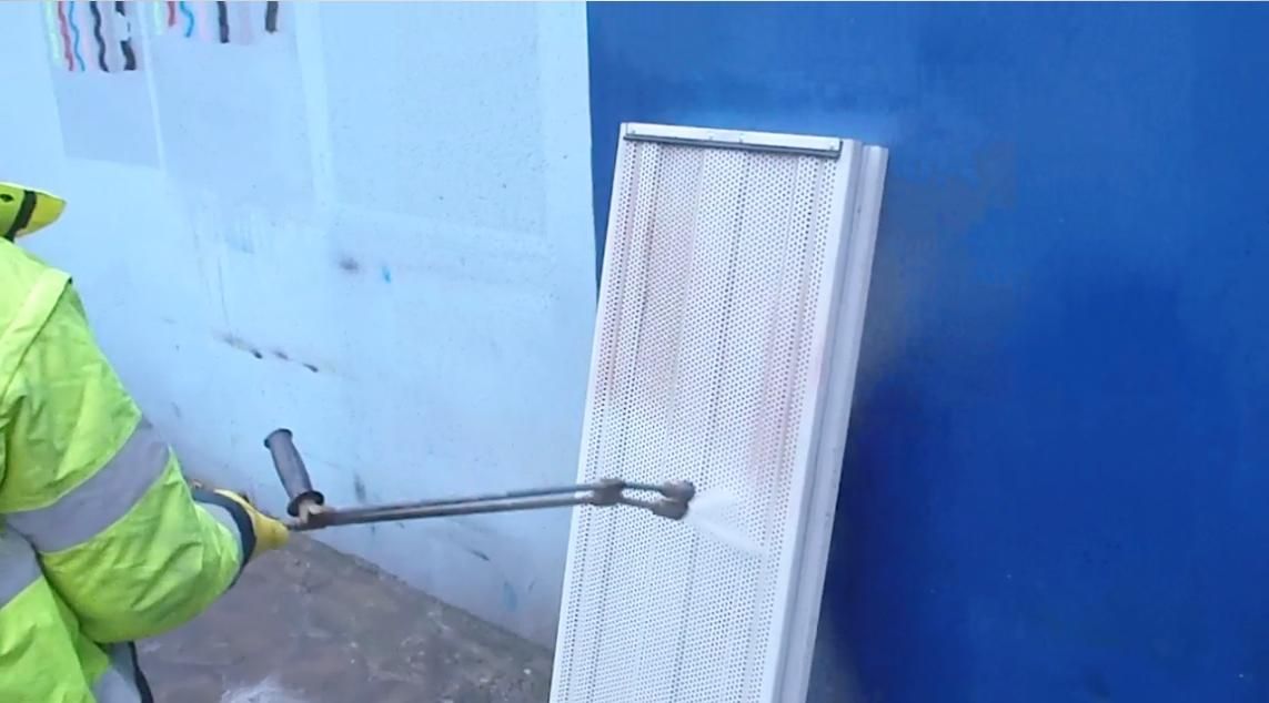Powłoki Typu Antygraffiti na panelach Budan 