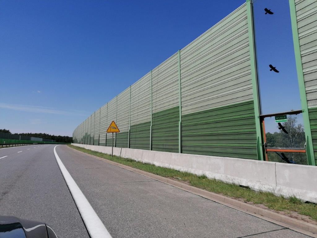 Ekrany akustyczne Autostrada Wolności A2