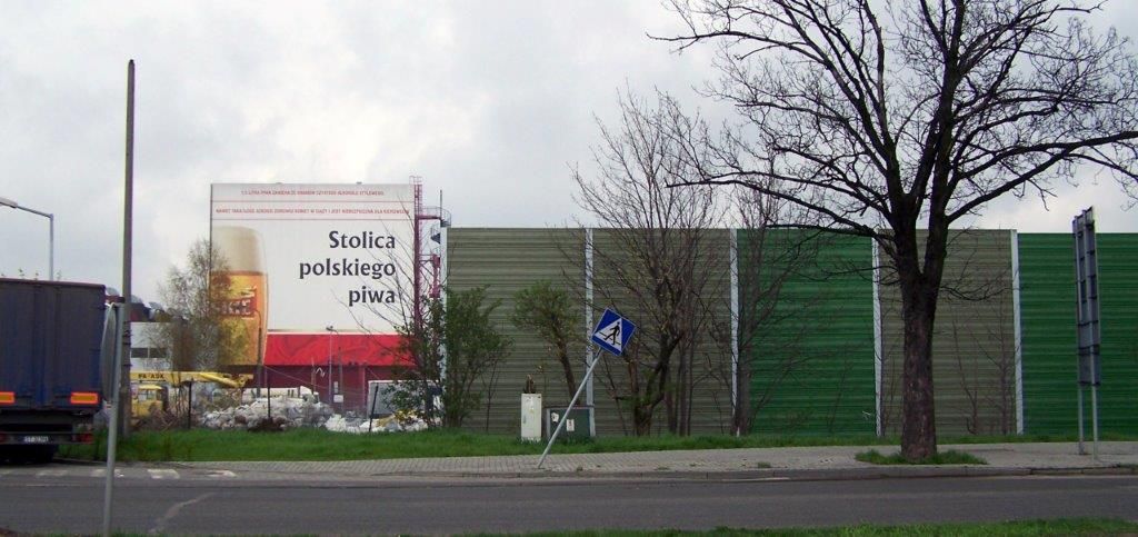 Ogrodzenie akustyczne Kompania Piwowarska Browar Tychy