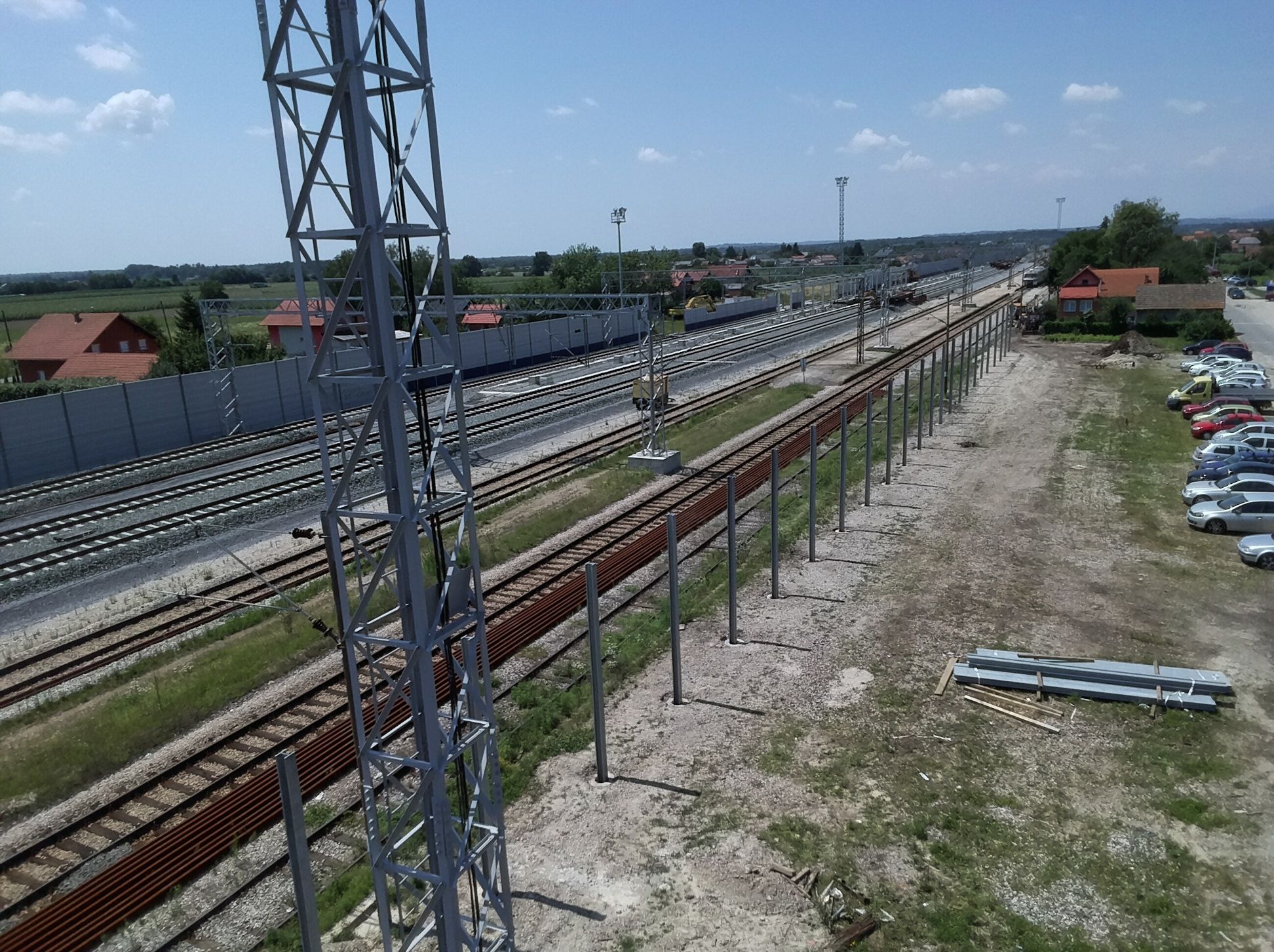 Ekrany akustyczne linia kolejowa Dugo Selo- Križevci Croatia