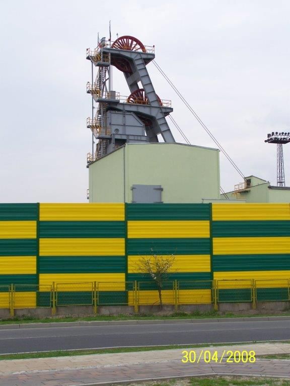 Ogrodzenie akustyczne Kopalnia Węgla Kamiennego Murcki