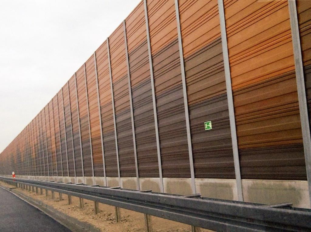 Ekrany Akustyczne A1 Autostrada Bursztynowa Łódź - Kutno