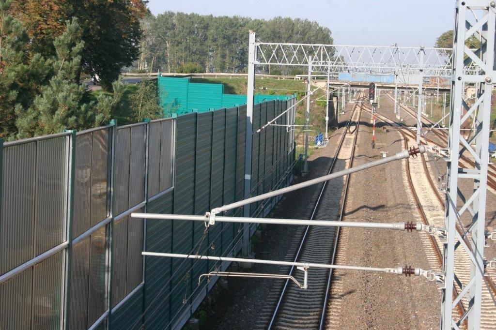 Ekrany akustyczne linia kolejowa E65 Malbork - Gdynia