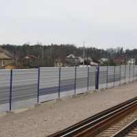 Ekrany akustyczne linia kolejowa E30 Kraków - Tarnów -Wieliczka