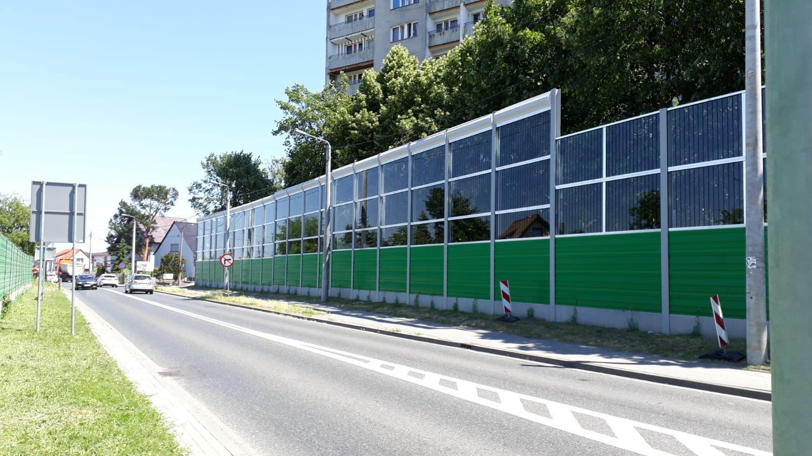 Ekrany akustyczne DK 45 Droga Krajowa