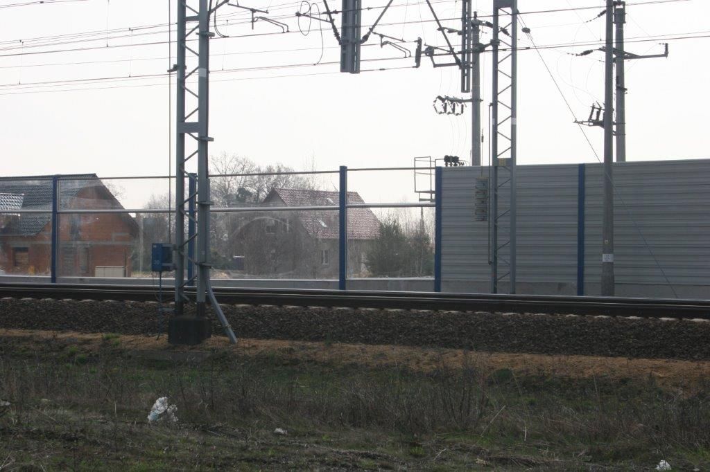 Ekrany akustyczne linia kolejowa E30 Zgorzelec - Legnica