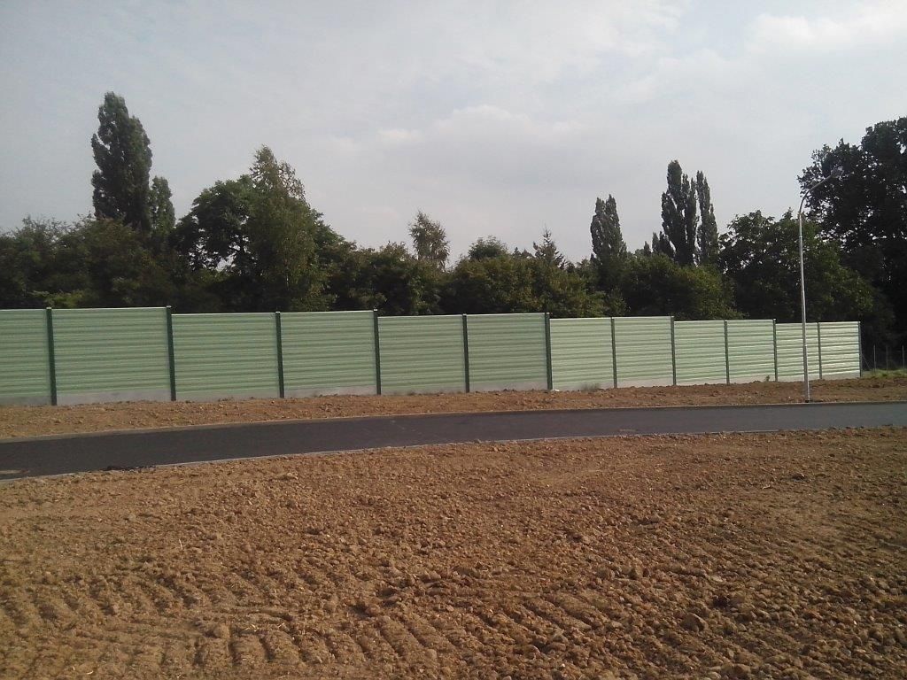 Ogrodzenie akustyczne piekarnia Penam