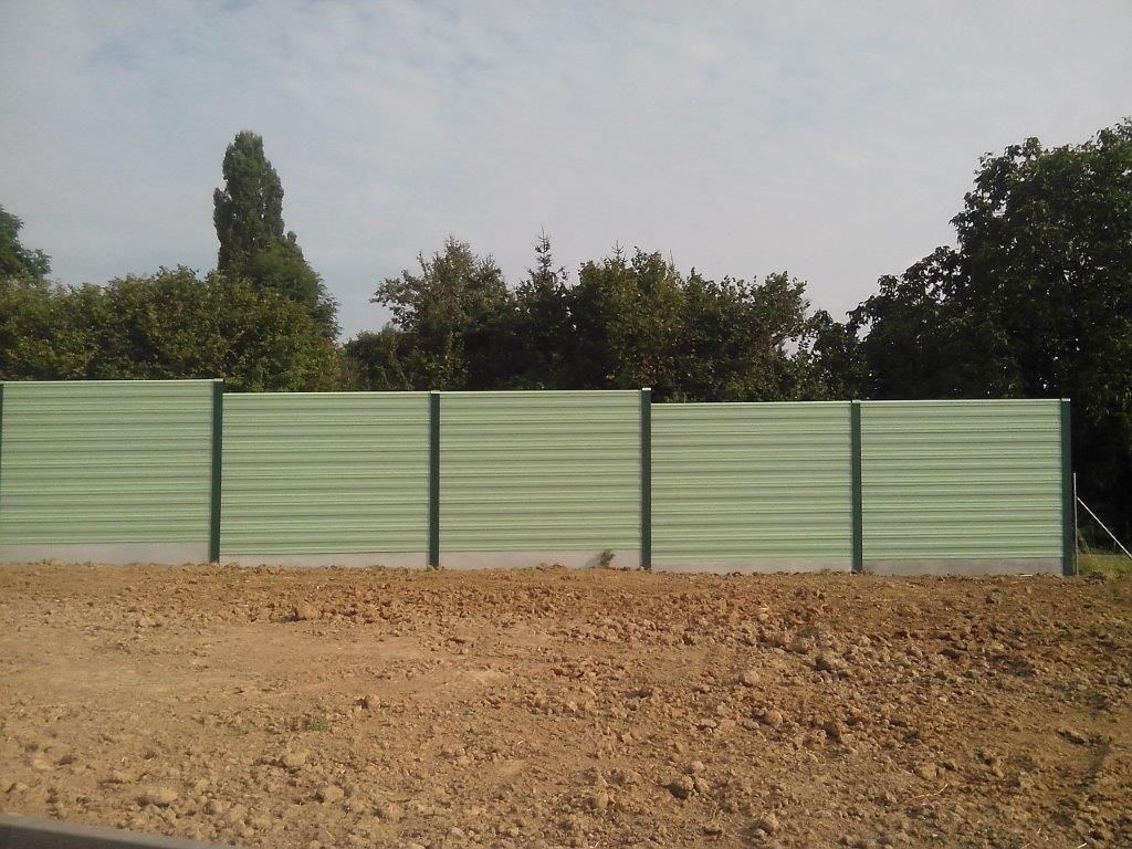 Ogrodzenie akustyczne piekarnia Penam
