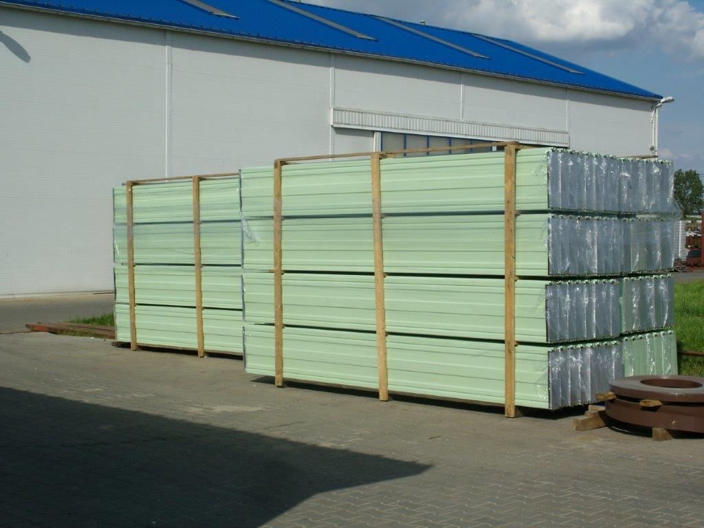 Panele BUDAN - składowanie paneli aluminiowych