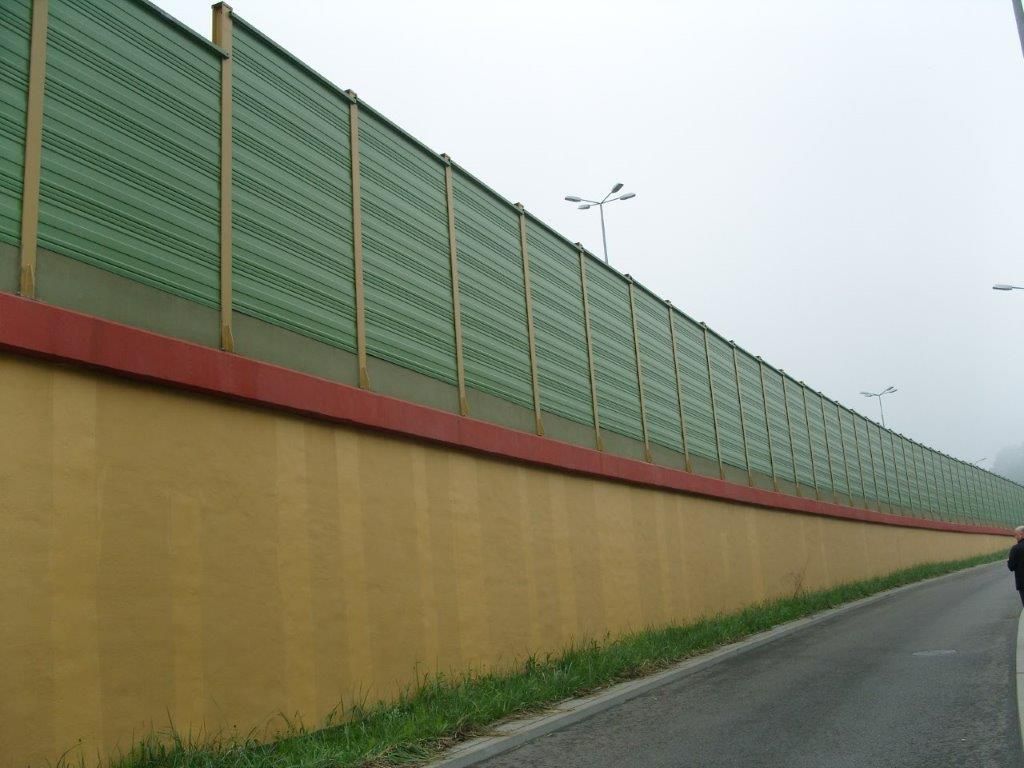 Ekrany akustyczne Trasa Kwiatkowskiego Gdynia