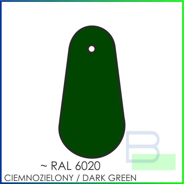 Kolor blachy RAL 6020