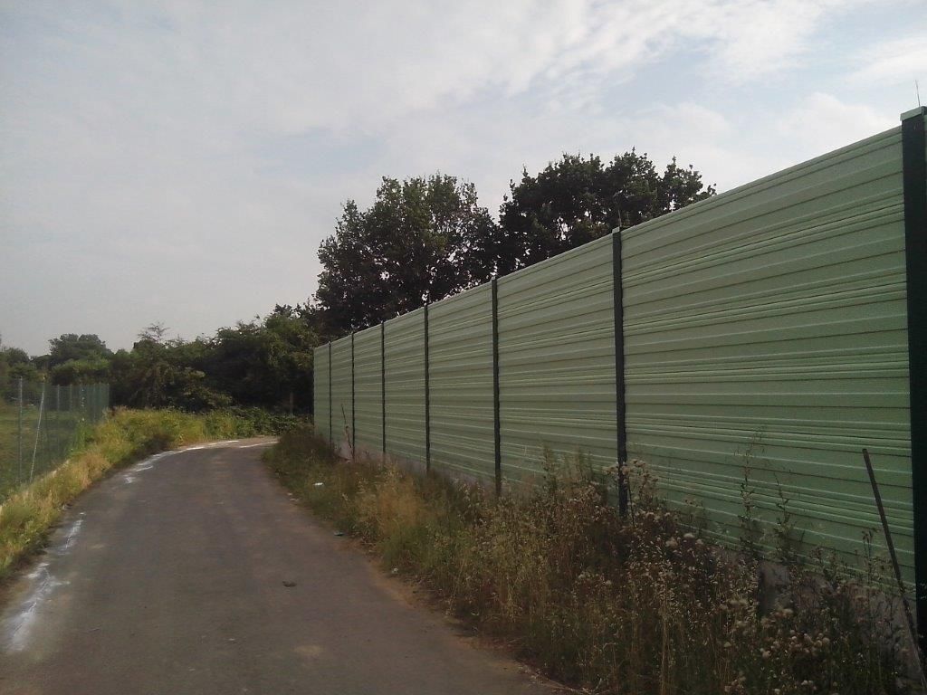 Ogrodzenie akustyczne piekarnia Penam