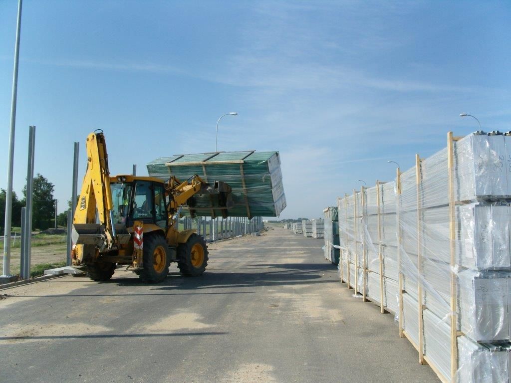 Załadunek, transport , pakowanie paneli Budan