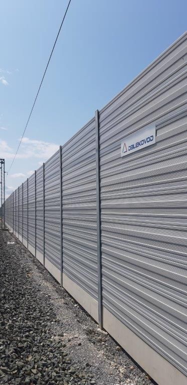 Ekrany akustyczne linia kolejowa Gradec Croatia