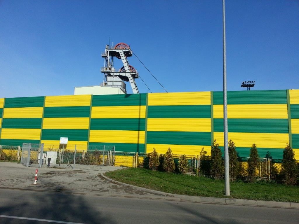 Ogrodzenie akustyczne Kopalnia Węgla Kamiennego Murcki