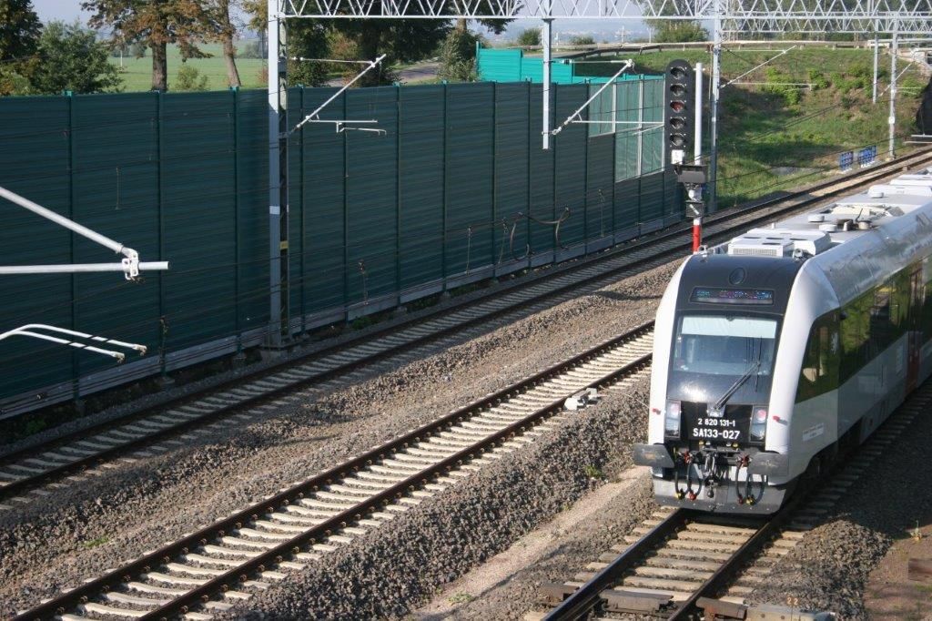 Ekrany akustyczne linia kolejowa E65 Malbork - Gdynia