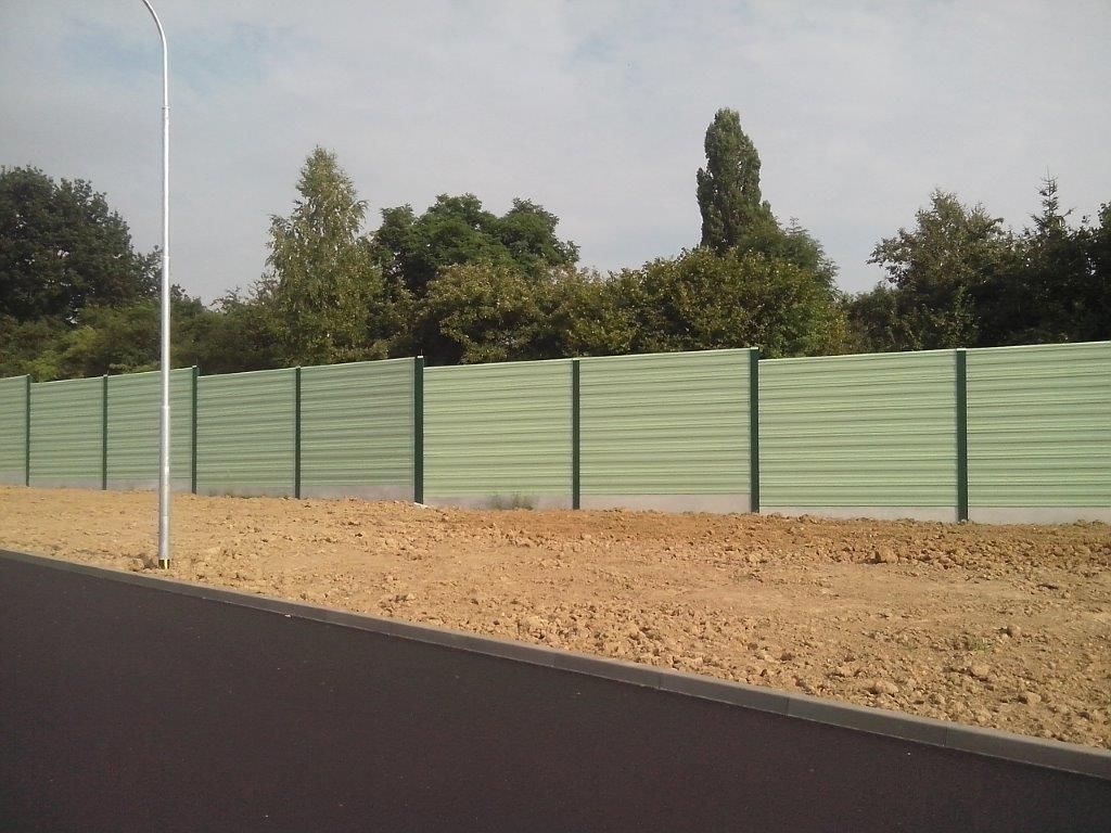 Ogrodzenie akustyczne piekarnia Penam