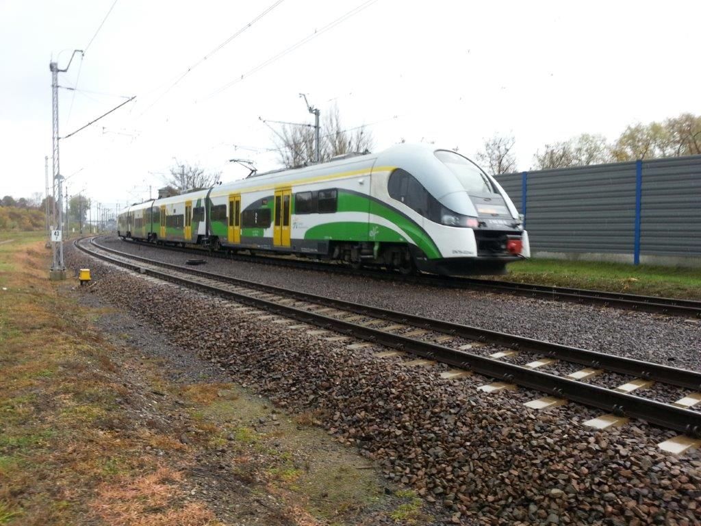 Ekrany akustyczne linia kolejowa E65 Legionowo