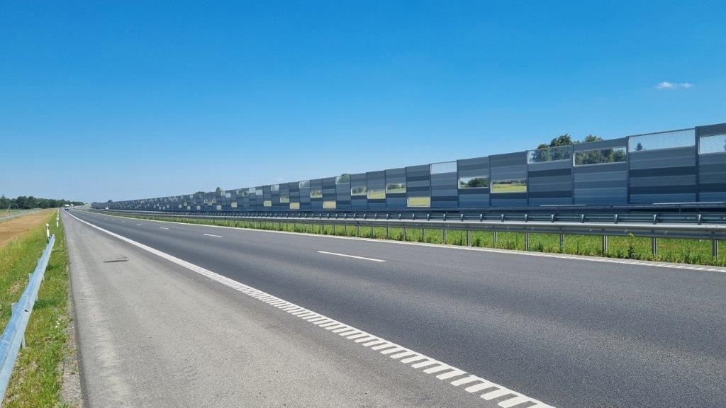 Ekrany akustyczne A5 Kowno-Mariampol-Suwalki reconstruction -VIA BALTICA Lithuania
