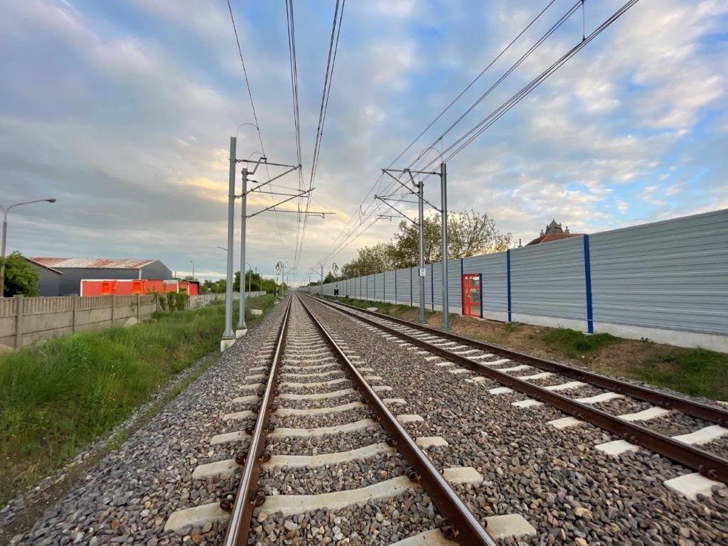 Ekrany akustyczne linia kolejowa E59