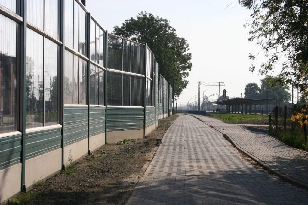 Ekrany akustyczne linia kolejowa E65 Malbork - Gdynia