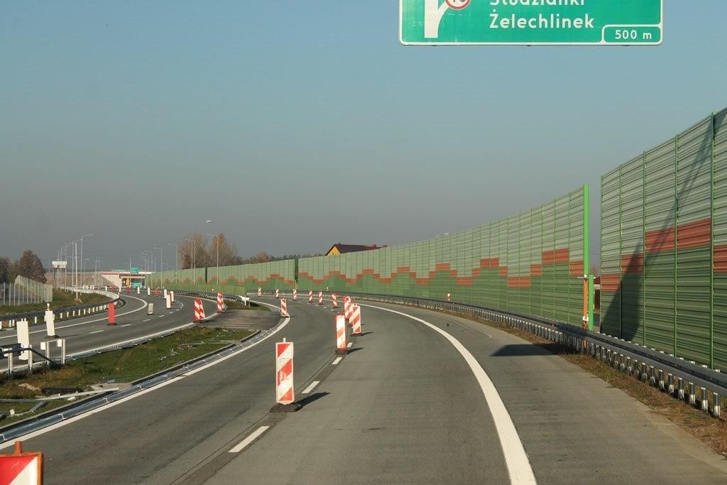 Ekrany akustyczne S8 Piotrków Trybunalski -Rawa Mazowiecka