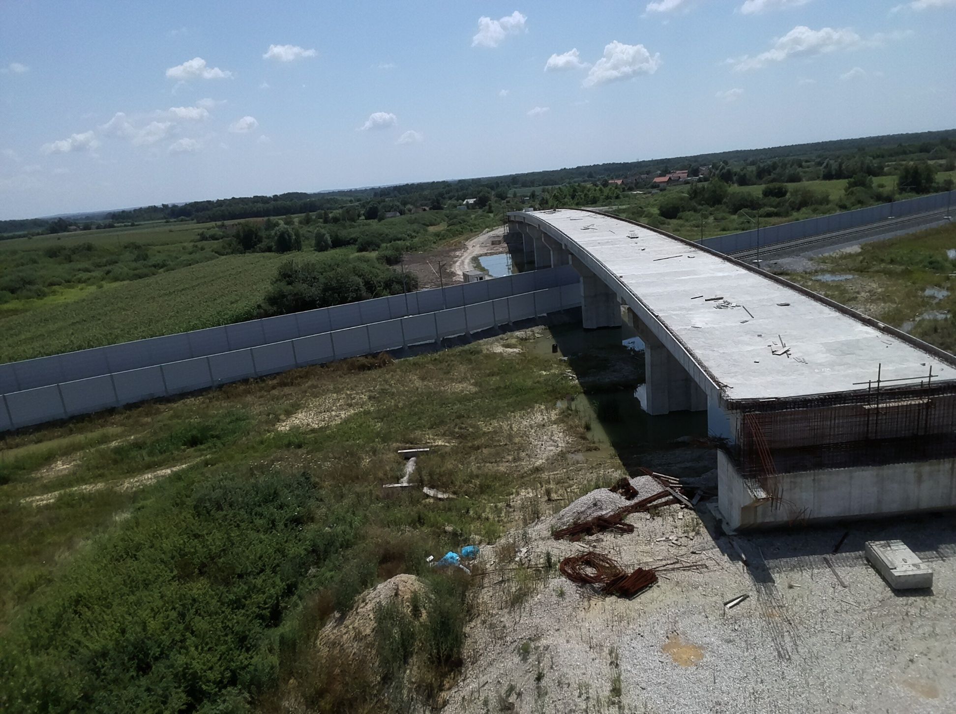Ekrany akustyczne linia kolejowa Dugo Selo- Križevci Croatia