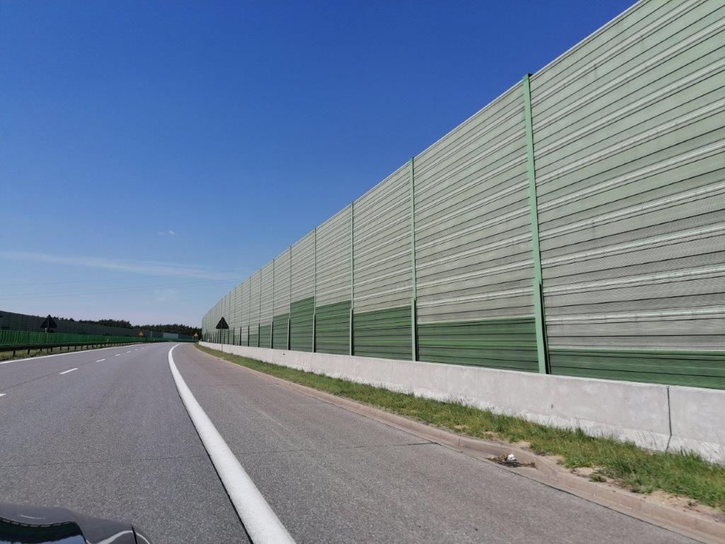 Ekrany akustyczne Autostrada Wolności A2