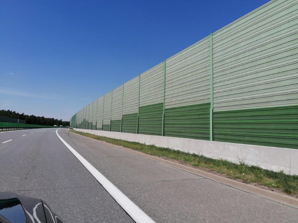 Ekrany akustyczne Autostrada Wolności A2