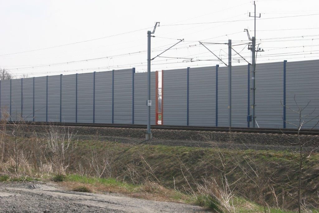 Ekrany akustyczne linia kolejowa E30 Zgorzelec - Legnica