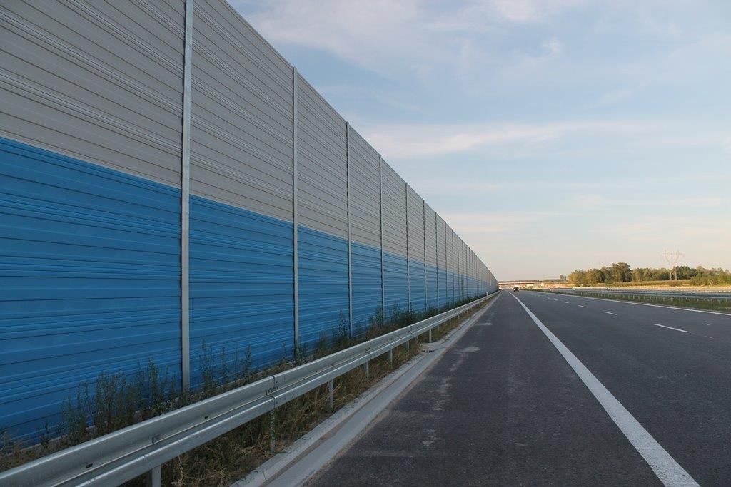 Ekrany akustyczne Autostrada Wolności A2 Łódź - Warszawa