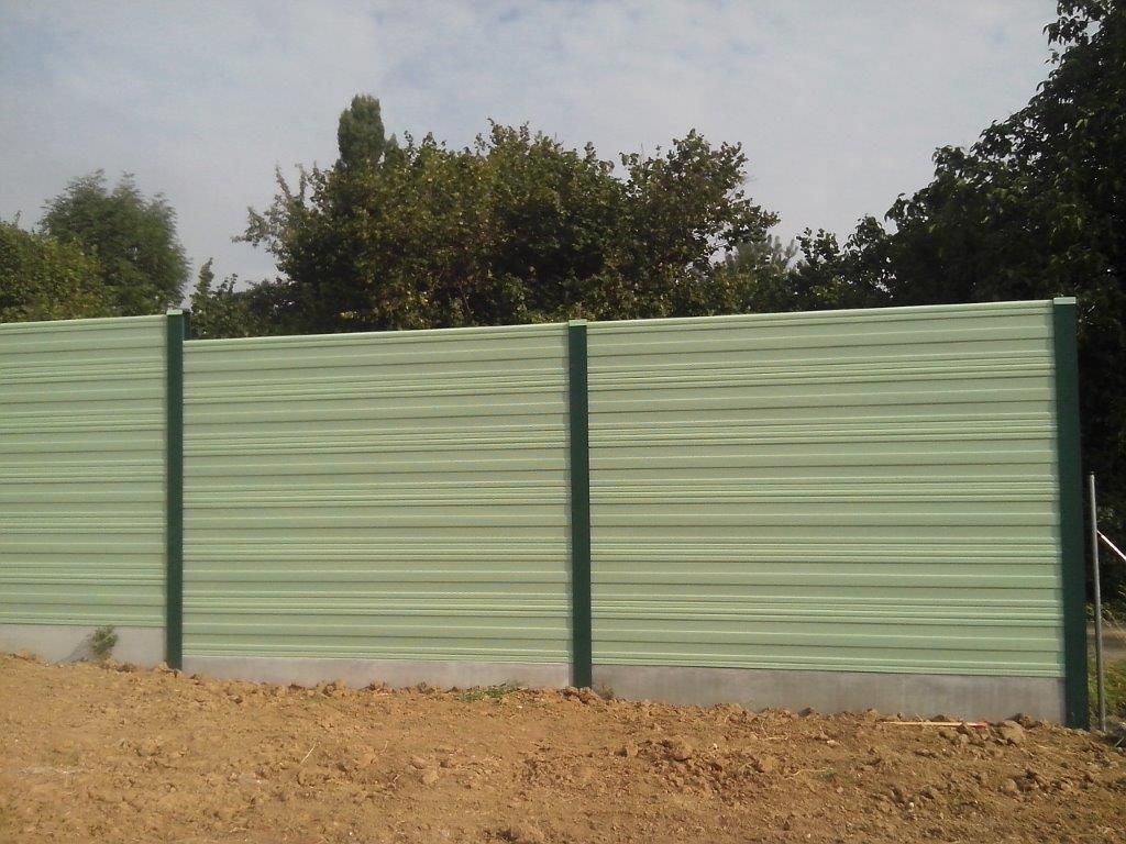 Ogrodzenie akustyczne piekarnia Penam