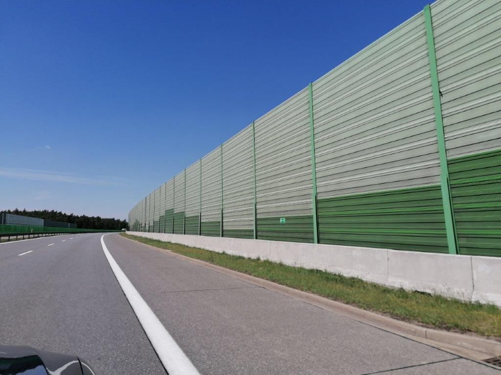 Ekrany akustyczne Autostrada Wolności A2