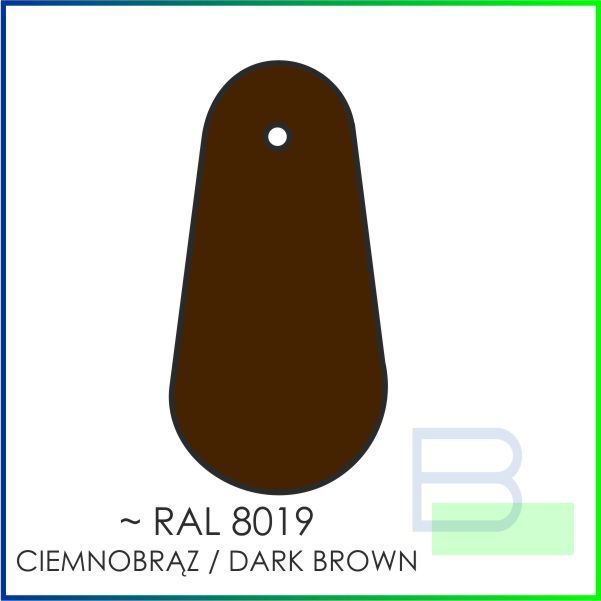 Kolor blachy RAL 8019