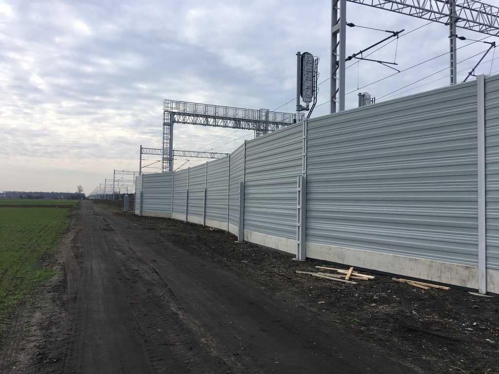 Ekrany akustyczne linia kolejowa E30 Kędzierzyn Koźle – Opole Zachodnie