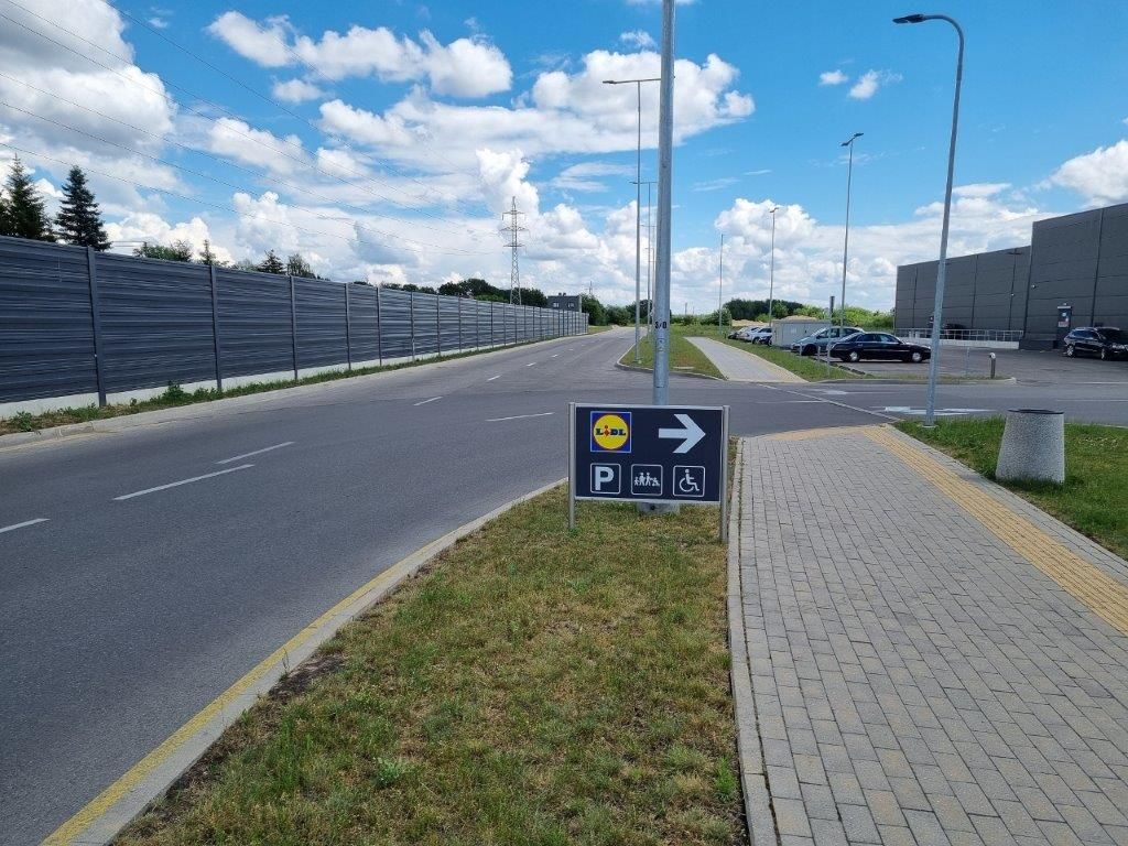 Ogrodzenie akustyczne Lidl Litwa Kaunas